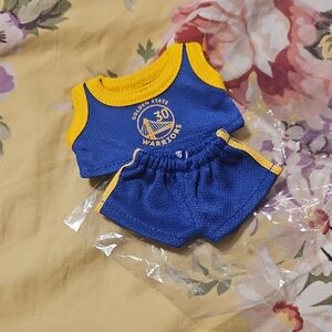 Blue and Yellow Stuffed Animal Outfit